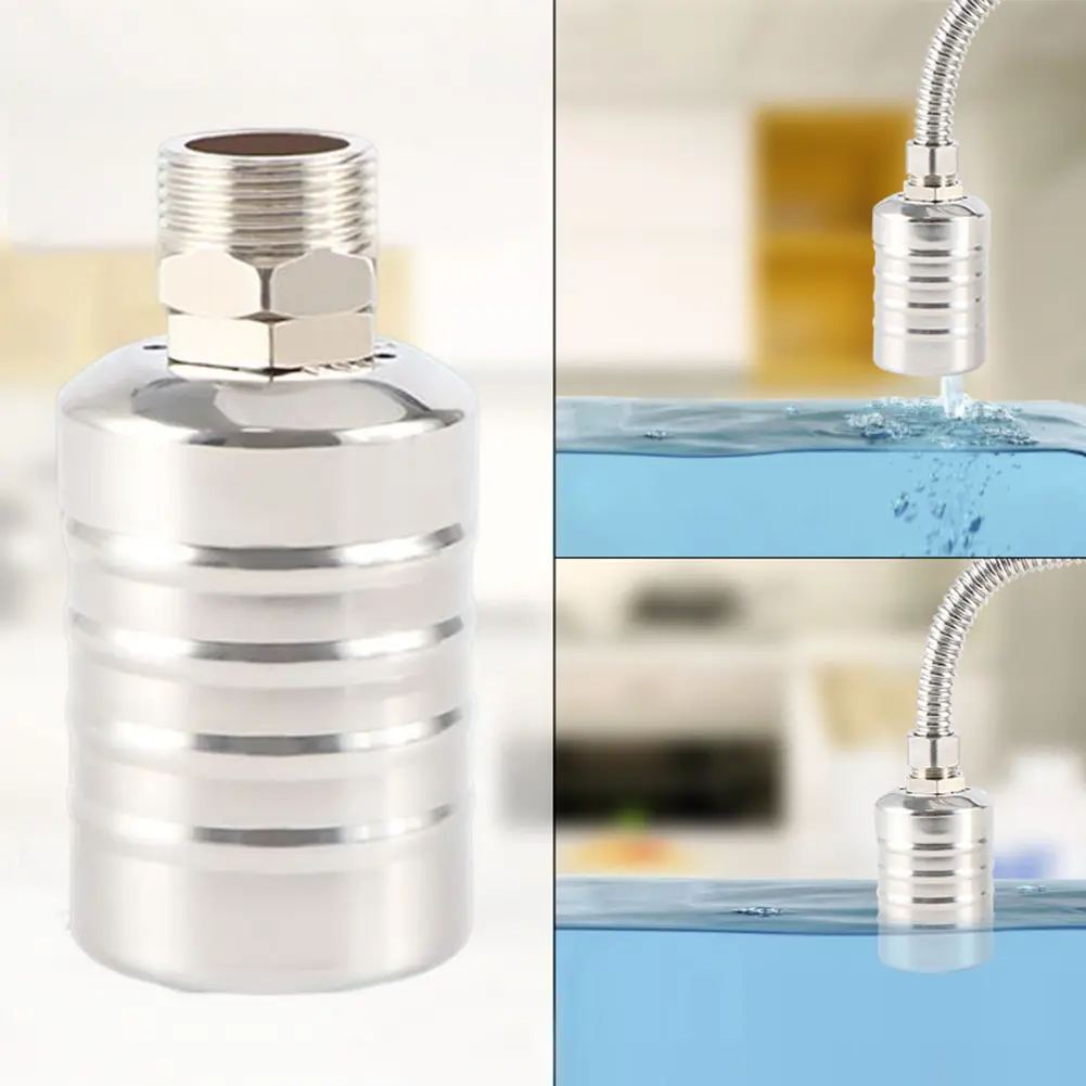 Water Tank Water Tower Shutoff Valve Stainless Steel Water Stop Refill Controller Corrosion Resistant Kitchen Accessories