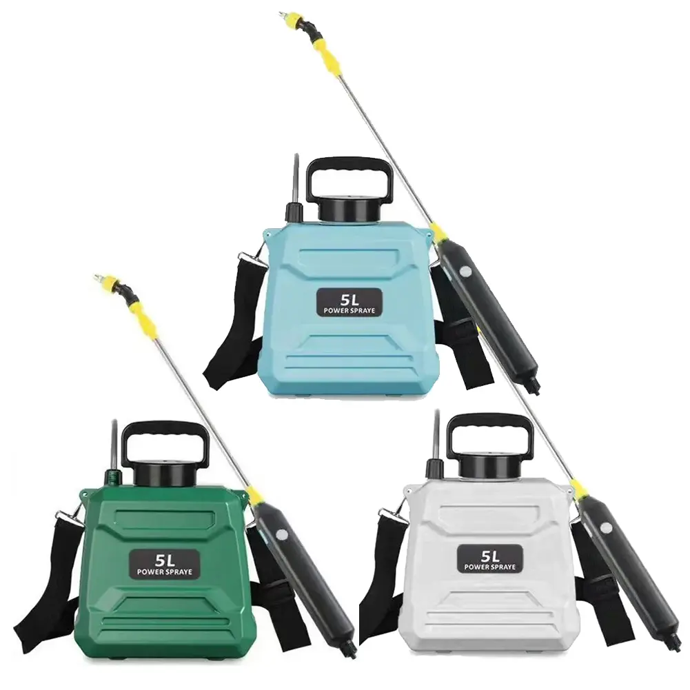 5L Shoulder Pesticide Sprayer Automatic Sprayer Bottle USB Rechargeable Garden Water Sprayer 3 Modes for Lawn Watering