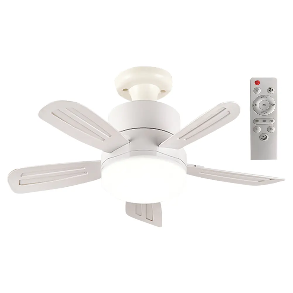 2 In 1 Hanging Fan with LED Lantern Remote Control Silent Ceiling Fan Modern Smart Cool Fan for Dining Room Bedroom Living Room