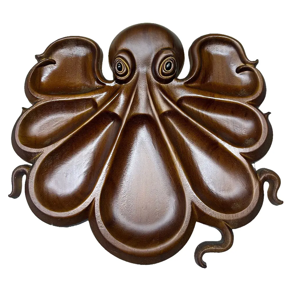 Octopus Charcuterie Platter Novelty Unique Serving Tray Board for Cheese Meats Fruit Charcuterie Board Gift for Seafood Lovers