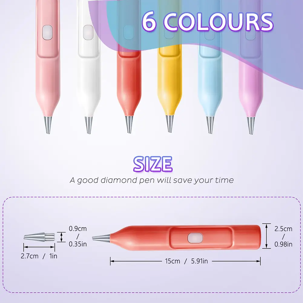 Electric Diamond Painting Pen Diamond Art Accessories Pen Electric Vacuum Diamond Art Painting Pen for Beginners