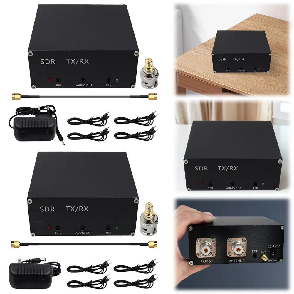 160MHz 100W Antenna Sharer Aluminum Alloy Box Device Antenna Sharing Device TR Switch Box Practical Signal Equipment Accessory