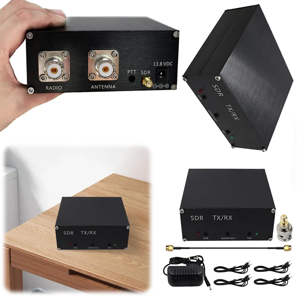 160MHz 100W Antenna Sharer Aluminum Alloy Box Device Antenna Sharing Device TR Switch Box Practical Signal Equipment Accessory