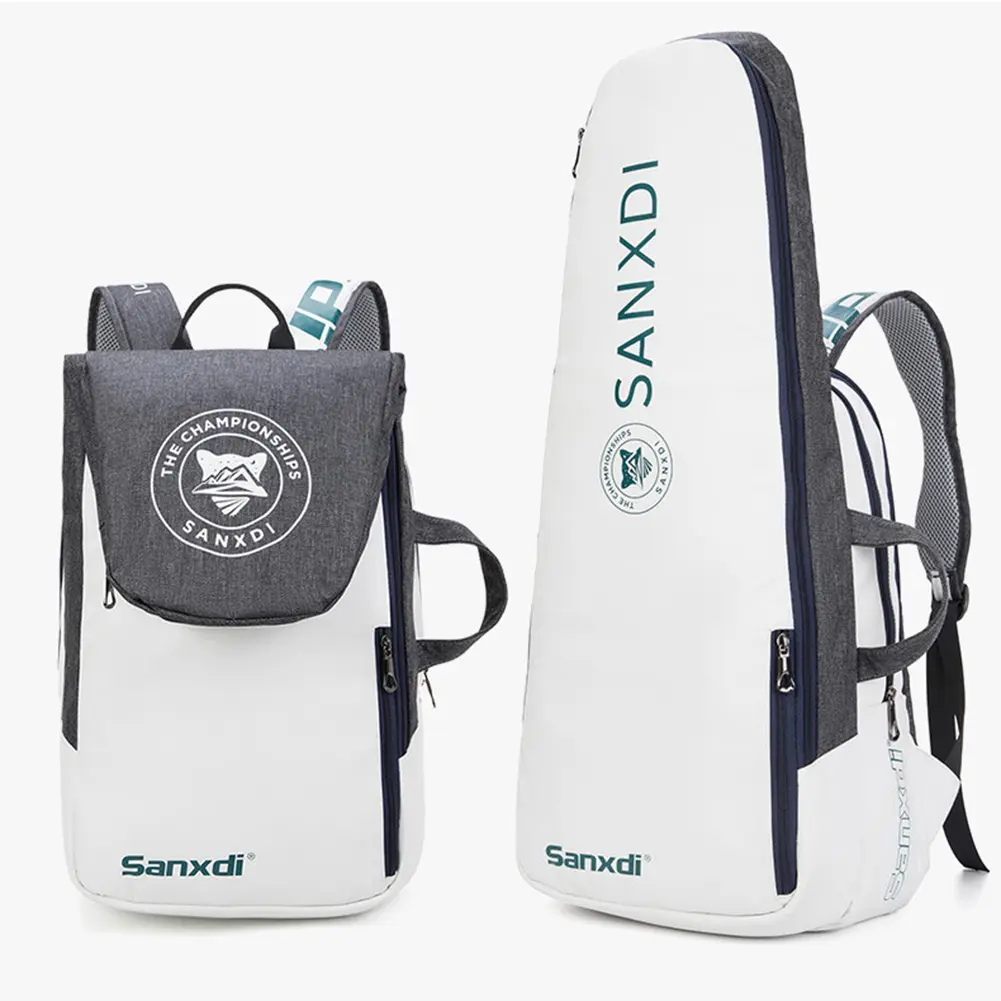 Holds 3 Rackets Tennis Backpack Large Capacity Badminton Rackets Bag Waterproof for Tennis/Pickleball/Badminton/Squash Sports