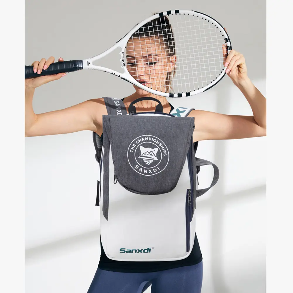 Holds 3 Rackets Tennis Backpack Large Capacity Badminton Rackets Bag Waterproof for Tennis/Pickleball/Badminton/Squash Sports