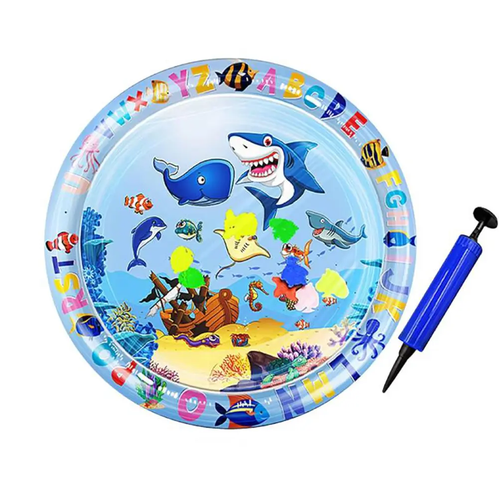 Interactive Sensory Play Mat Summer Cooling Pad Cat Water Sensor Play Mat for Indoor Cats Kitten