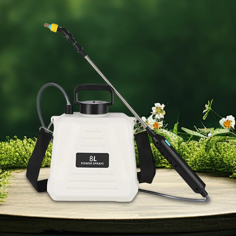 5L/8L Electric Sprayer Lawn Garden Plant Sprinkler Watering Irrigation Sprayer 1500/2400mAH Gardening Automatic Cleaning Sprayer