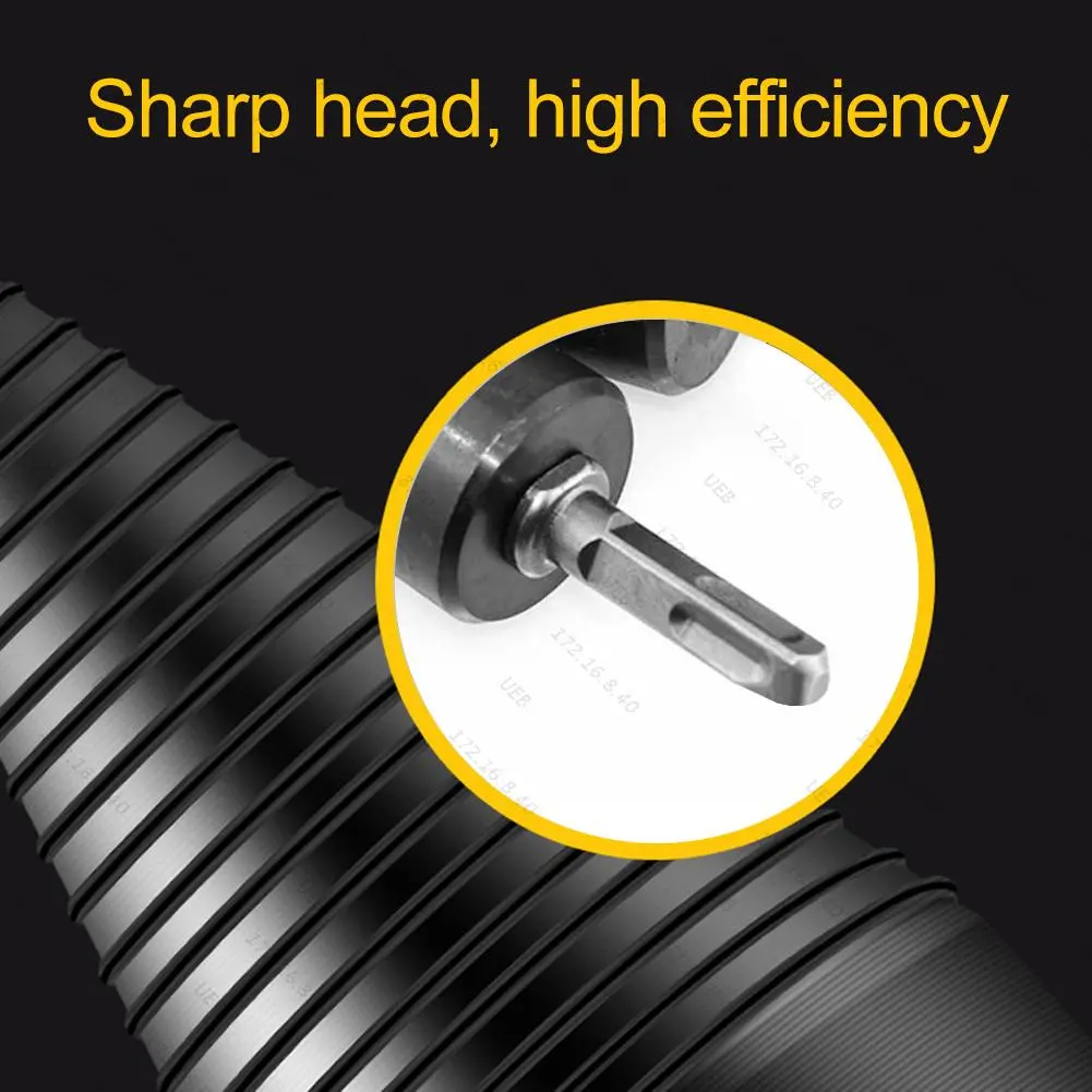 3pcs Firewood Splitter Adapter Rod Split Cone Drill Bit Woodworking Tools