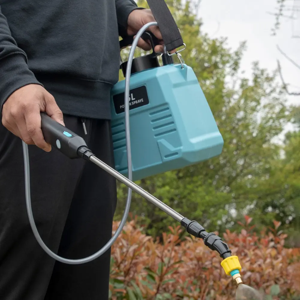 5L/8L Electric Sprayer Lawn Garden Plant Sprinkler Watering Irrigation Sprayer 1500/2400mAH Gardening Automatic Cleaning Sprayer