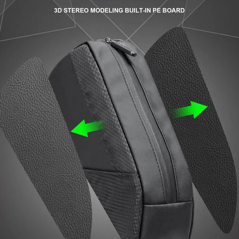 Top Tube Cycle Bags Two Zipper Pockets Riding Tools Storage Bag Waterproof Riding Storage Accessories For Foldable Mountain Road