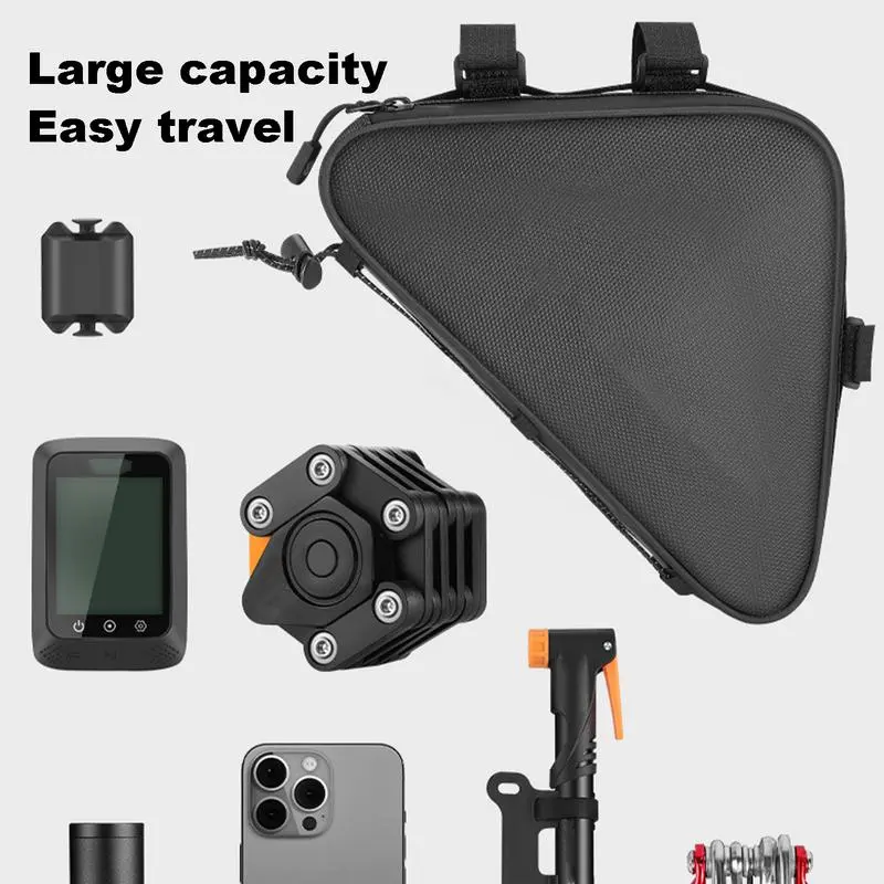 Cycling Frame Bag Cycle Frame Pouch Bag Storage Bag For Women Men Under Seat Tool Accessories Pouch For Mountain Road Cycle Trip
