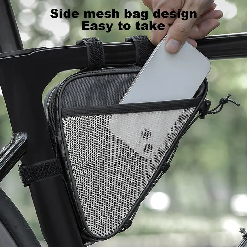 Cycling Frame Bag Cycle Frame Pouch Bag Storage Bag For Women Men Under Seat Tool Accessories Pouch For Mountain Road Cycle Trip