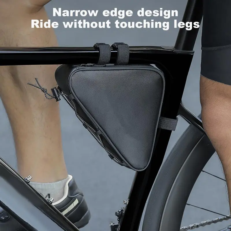 Cycling Frame Bag Cycle Frame Pouch Bag Storage Bag For Women Men Under Seat Tool Accessories Pouch For Mountain Road Cycle Trip