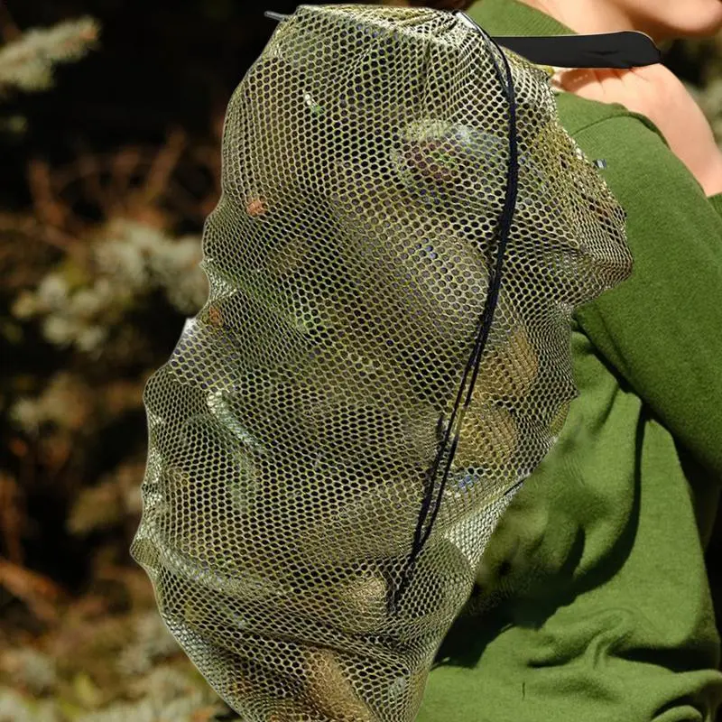 Mesh Decoy Bag Waterfowl Hunting Mesh Bag For Duck Turkey Storage Large Capacity Breathable Duck Blind Backpack For Hunting