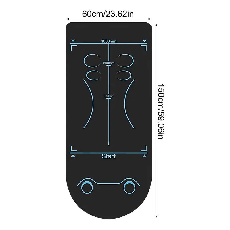 Ab Roller Mat Fitness Mat For Pilates 59x24 Inch Gym Equipment Workout Pad For Ab Roller Wheel Folding Yoga Fitness Cushion