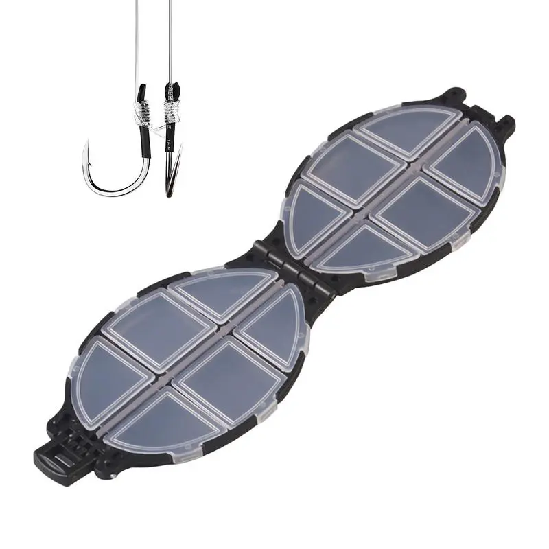 Fishing Tackle Box 12-Grid Fishing Lure Bait Hooks Storage Box Portable Lure Organizer Turtle Shaped Case for Organizing Fishing