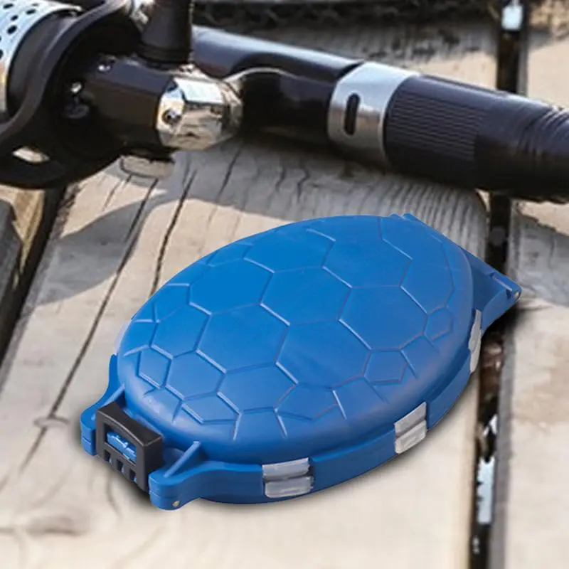 Fishing Tackle Box 12-Grid Fishing Lure Bait Hooks Storage Box Portable Lure Organizer Turtle Shaped Case for Organizing Fishing
