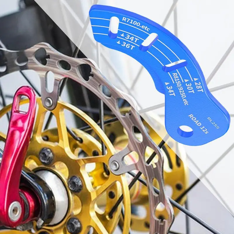 Rear Derailleur Adjuster Gauge 2X Rear Derailleur Setup Installing Tool 12 Speed Transmission Chaingap Adjusting Gauge For