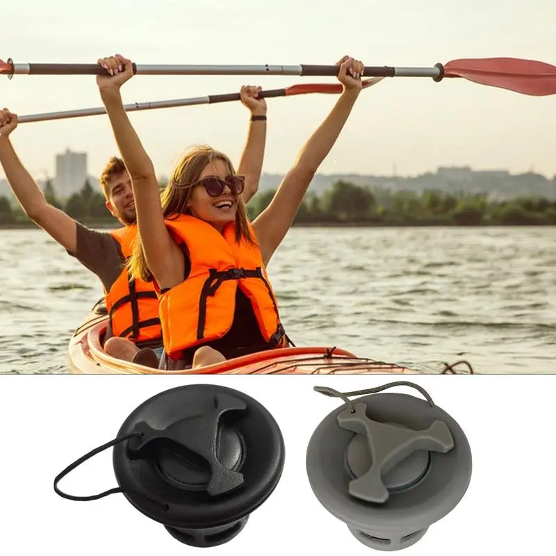 Inflatable Kayak Valves Gasket Reusable Boat Replacement Air Valves Multifunctional Flexible Kayak Gaskets For Pool Raft Parts