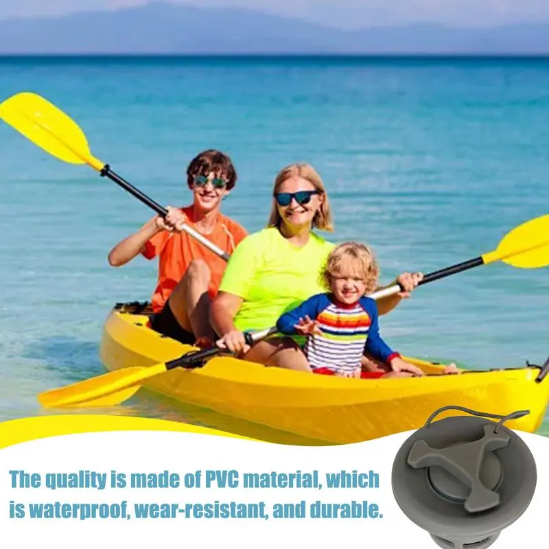 Inflatable Kayak Valves Gasket Reusable Boat Replacement Air Valves Multifunctional Flexible Kayak Gaskets For Pool Raft Parts