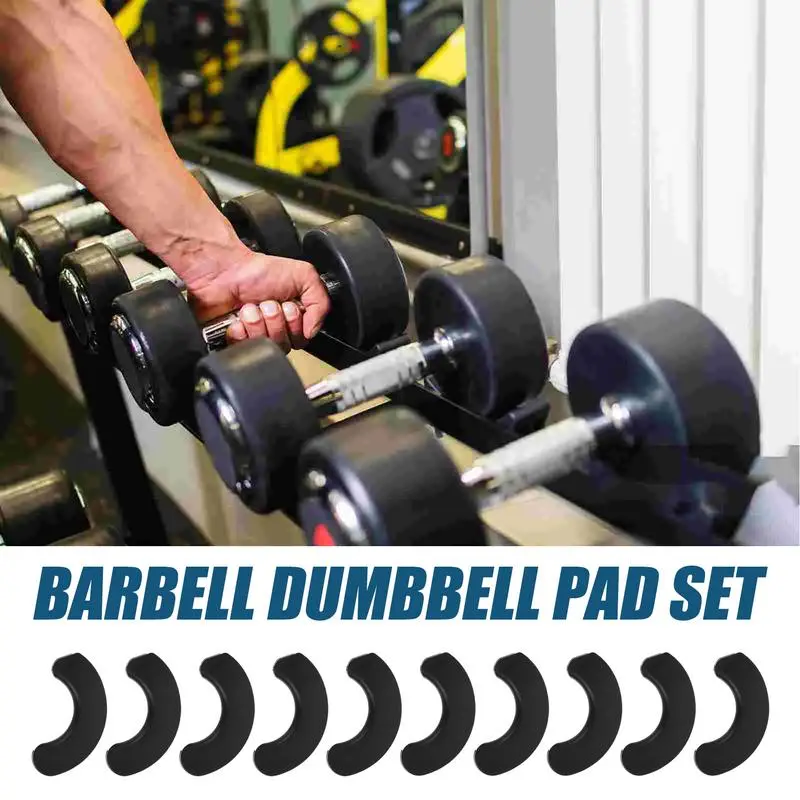 Dumbbell Pad Cushion 10X Dumbbells Protection Pad Workout Equipment Accessory Home Gym Fitness Supplies For Secure Storage