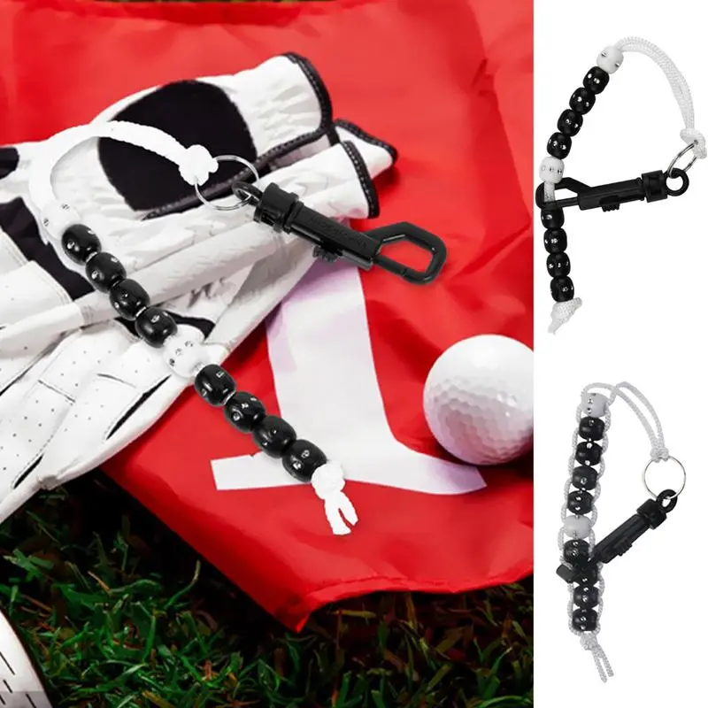 Golf Score Keeper Golf Swing Counter Putting Score Counter Training Accessories Golf Beads Score Counter With Clip For Golf