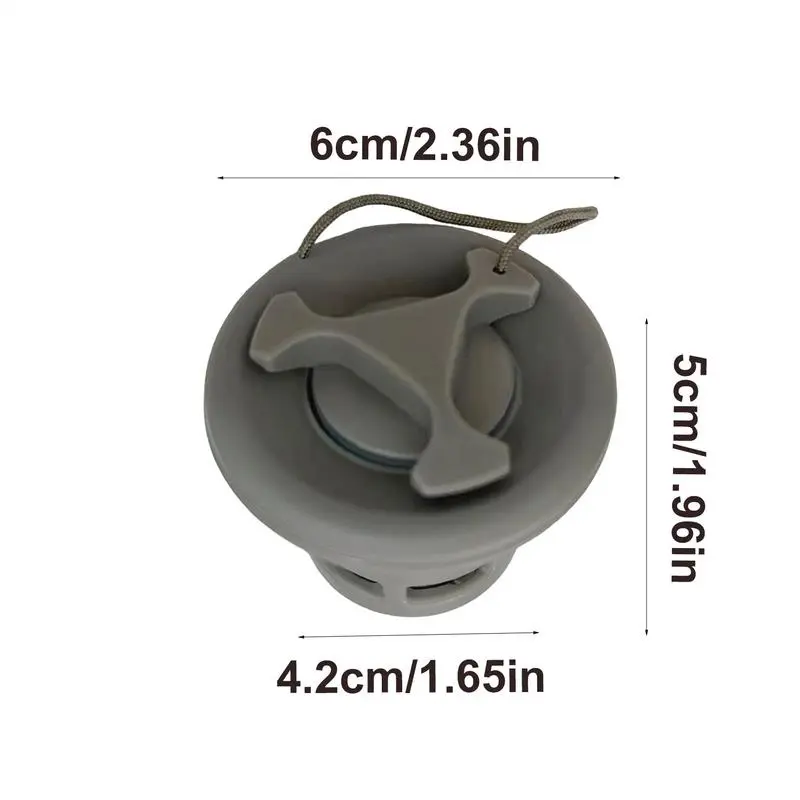 Inflatable Kayak Valves Gasket Reusable Boat Replacement Air Valves Multifunctional Flexible Kayak Gaskets For Pool Raft Parts