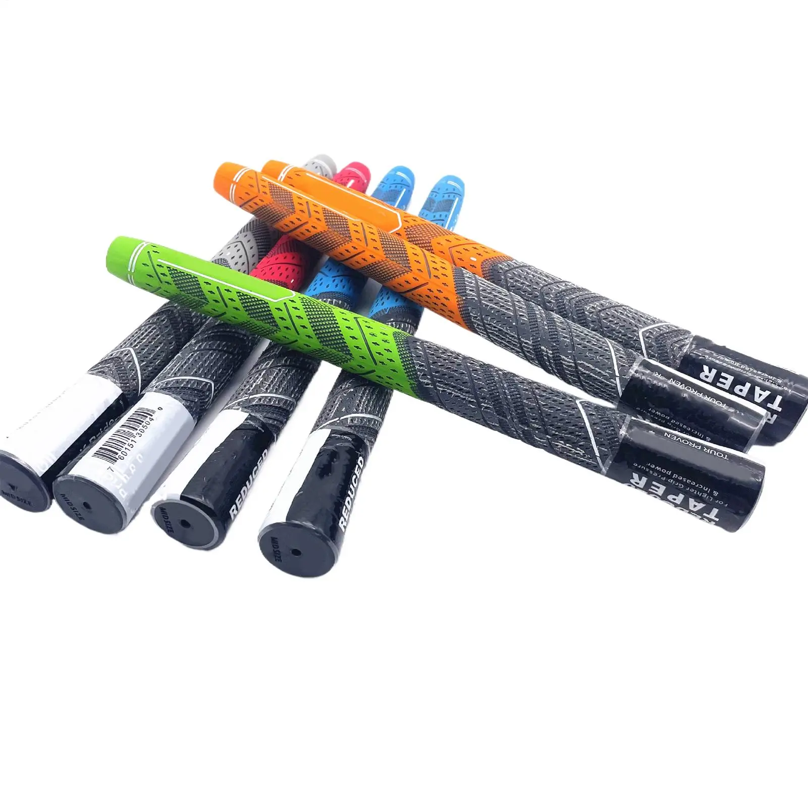 Golf Club Grips Rubber Midsize Golf Grips for Men Non-slip Gripper Golfing Accessories for Training Play Driving Range Course