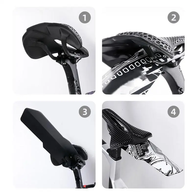 Bicycles Mudguard Portable Bikes Fenders Seat Mud Guard Cover Cycling Accessories Protector Mudflap To Prevent Dirt Rain For