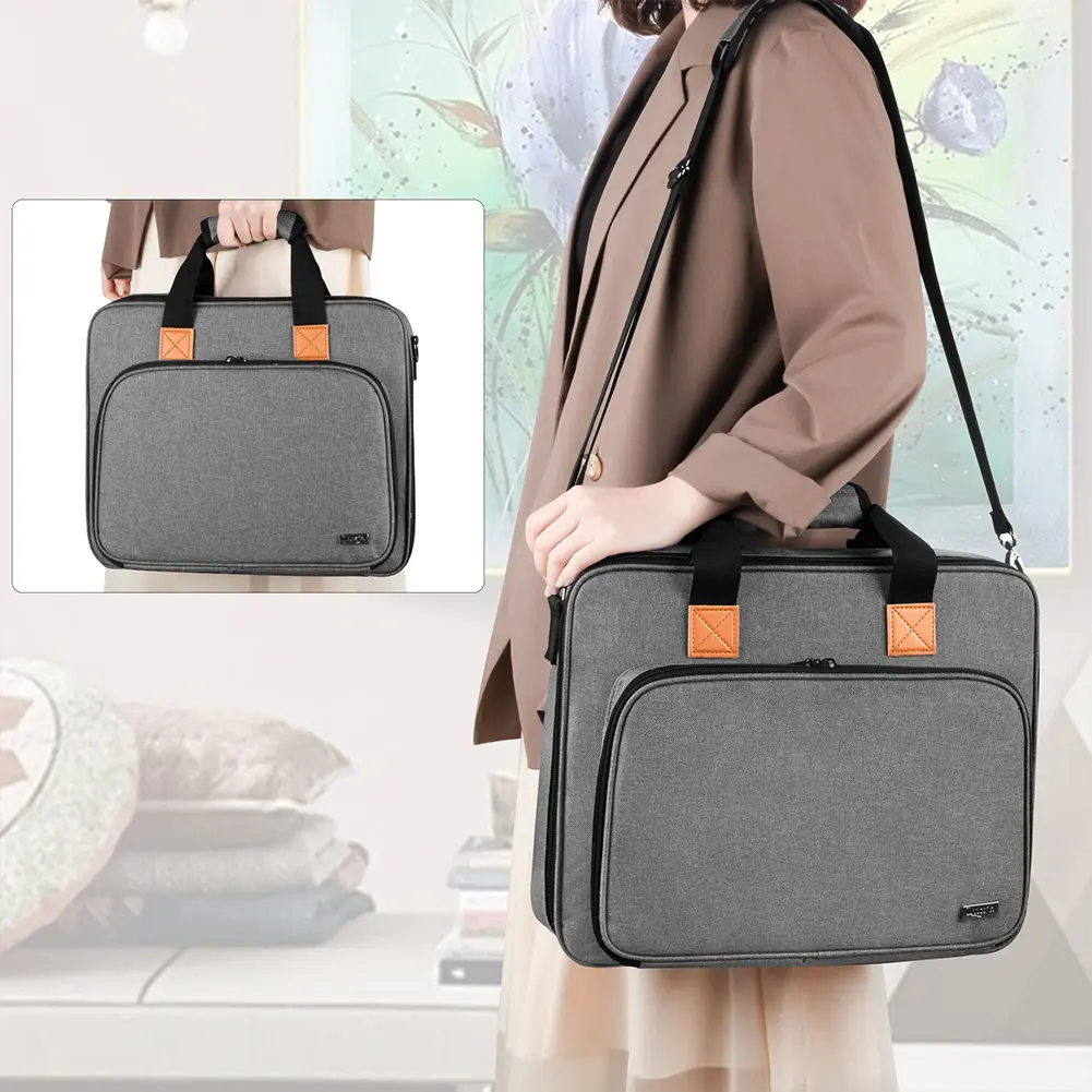 Diamond Painting Accessories Storage Bag Embroidery Project Carrying Bag for Embroidery Floss and Supplies