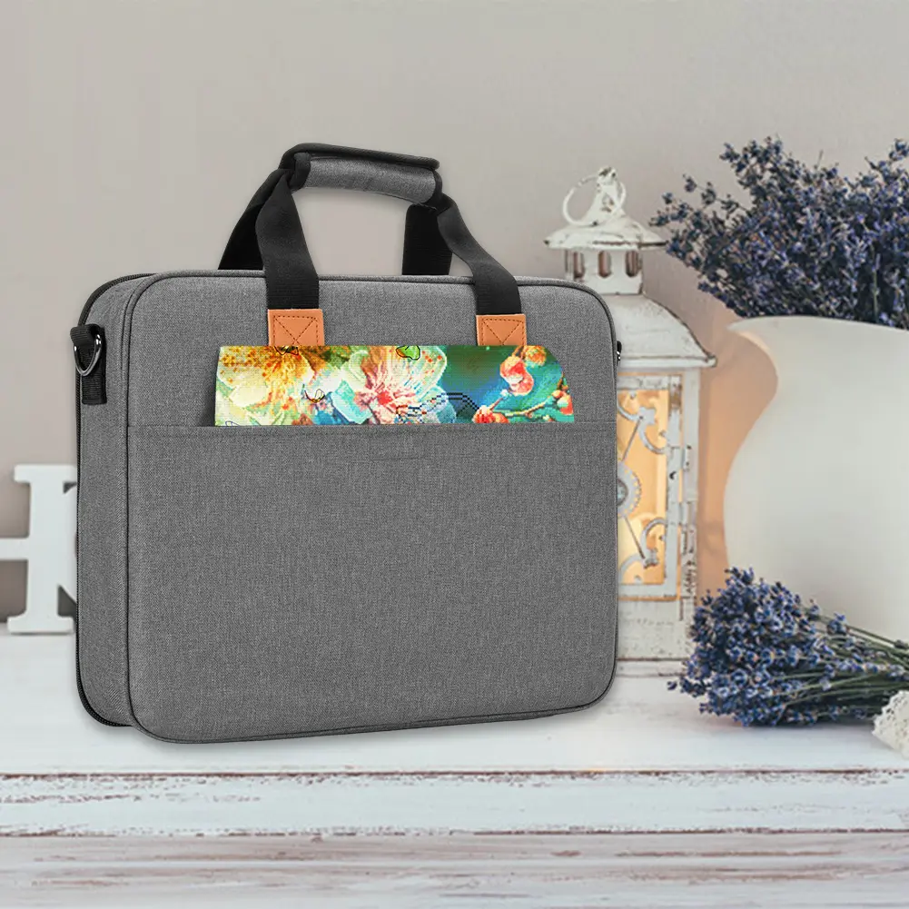 Diamond Painting Accessories Storage Bag Embroidery Project Carrying Bag for Embroidery Floss and Supplies