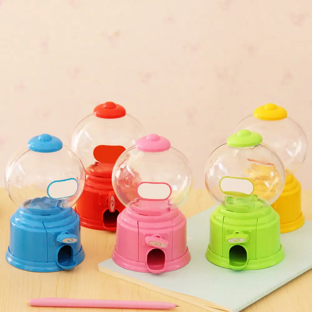 Cute Bubble Gumball Dispenser Creative Korean Candy Machine Lovely Decoration Multi-function Empty for Wedding Party Favors