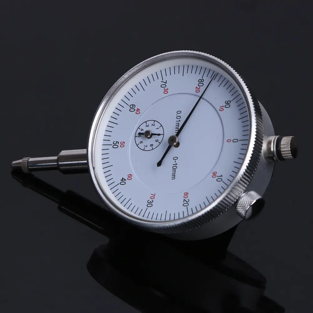 0-10mm Dial Indicator 0.01 Resolution Dial Indicator Gauge Tool Micrometer Dial Test Indicator Accuracy Measurement