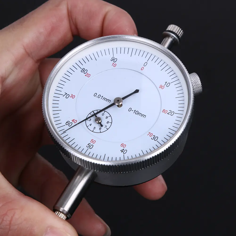 0-10mm Dial Indicator 0.01 Resolution Dial Indicator Gauge Tool Micrometer Dial Test Indicator Accuracy Measurement