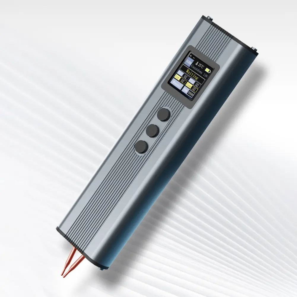 Mini Spot Welding Machine Digital Display Energy Storage Spot Welding Machine Automatic & Manual Modes for 18650 Battery