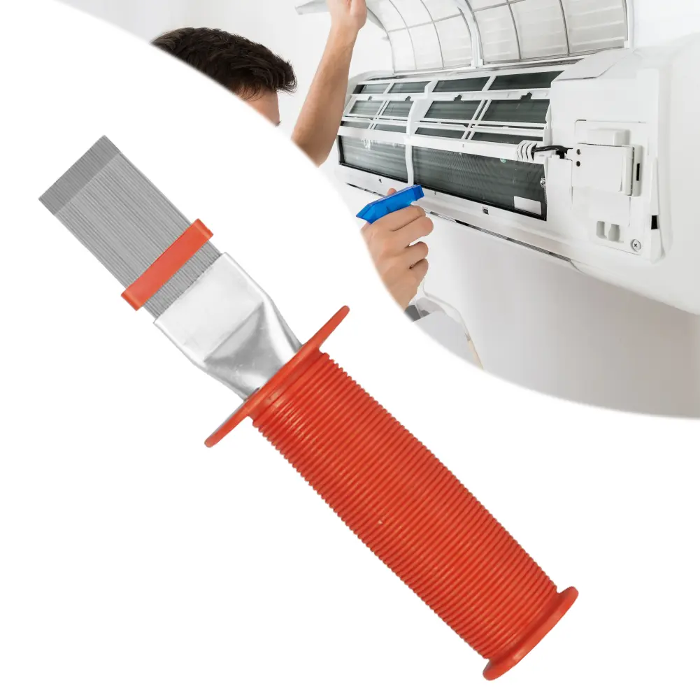 Straightening Cleaning Brush Rake Tool Brush Condenser Radiator Fin Brush Cleaner Refrigerator Coil Cleaning Brush Cleaning Tool