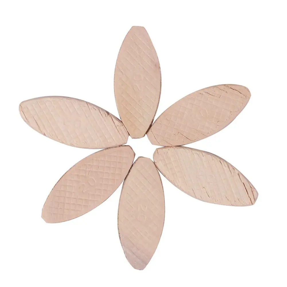 100pcs Woodworking Biscuit Jointer No. 0#/10#/20# Carpentry DIY Tenon Biscuit Wood Board Docking Tool Woodworking Accessory