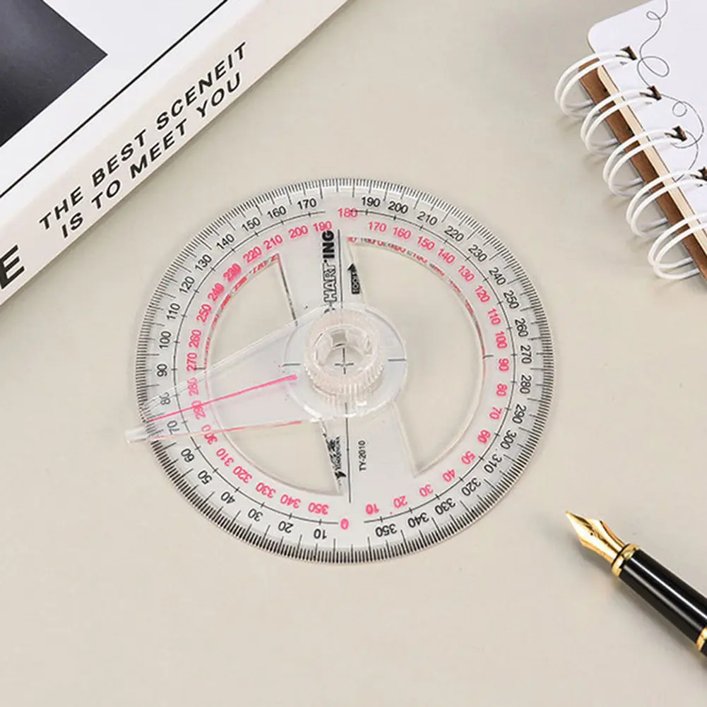 Swing Ruler Protractor All Circular Pointer Angle Finder Meter Mesurement Gauge
