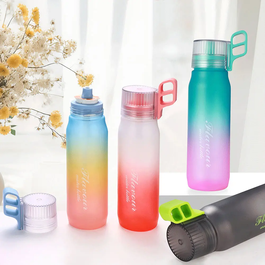 750ml Scent Up Water Kettle with Scent Pod Air Flavored Drinking Bottle Fruit Infuser Water Bottle for Outdoor Camping Travel