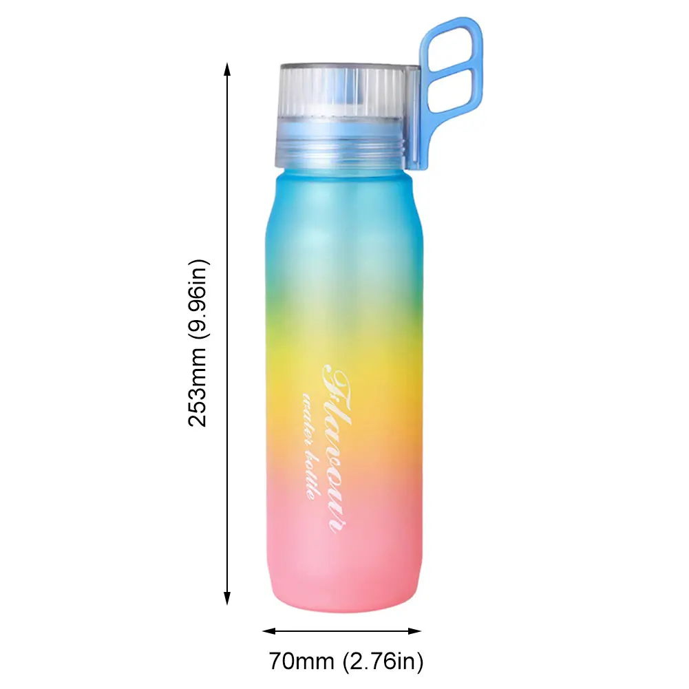 750ml Scent Up Water Kettle with Scent Pod Air Flavored Drinking Bottle Fruit Infuser Water Bottle for Outdoor Camping Travel