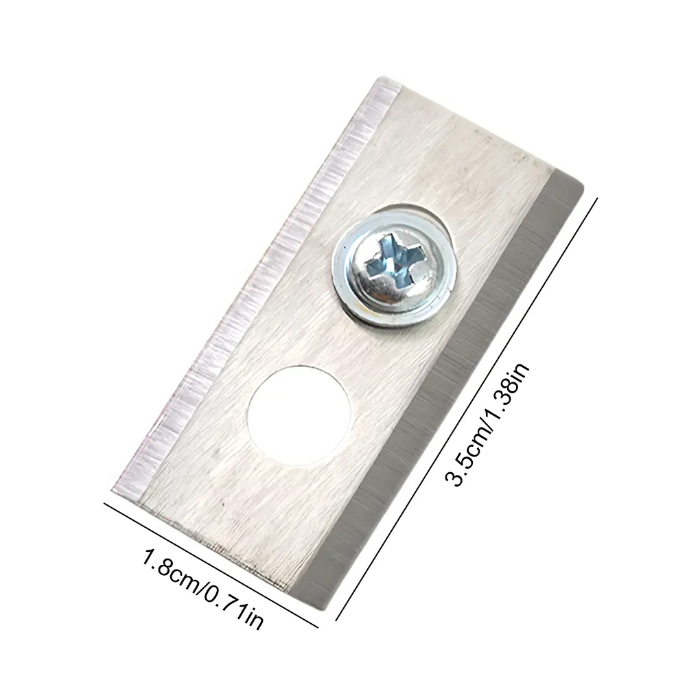 30/60PCS Stainless Steel Mower Replacement Blade 2-hole Design Lawn Cutting Blade With Washers & Screw For Mammotion Luba Robot