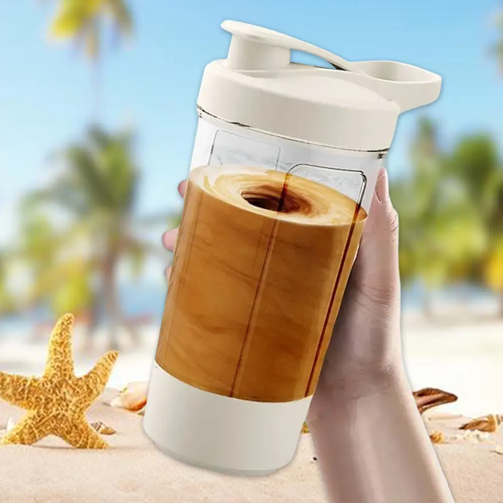 Portable Sport Mixing Cup Automatic Shaker Cup Self Mixing Coffee Mug for Protein Shake Meal Replacement Shake