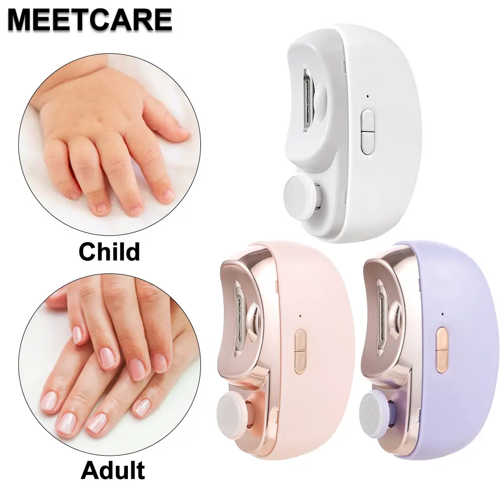 2in1 Wireless Nail Clipper Grinding for Adult Child Nail Grinder Polish Trimmer Machine Portable Finger Toe Nails Cutter Tool