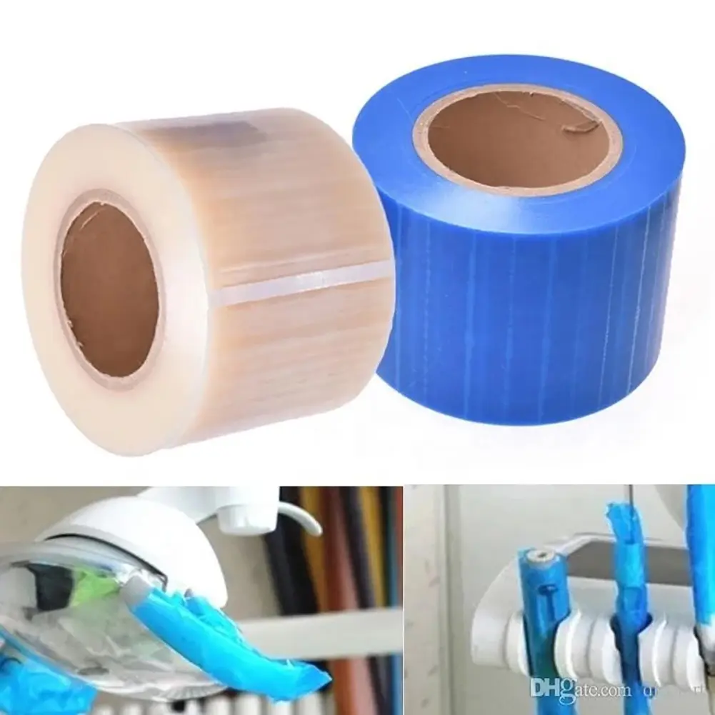 Real 1200Pcs 0.04mm Dental Tattoo Barrier Disposable Film Tape Plastic Sheet Protecting Holder Oral Protective Isolation Membran