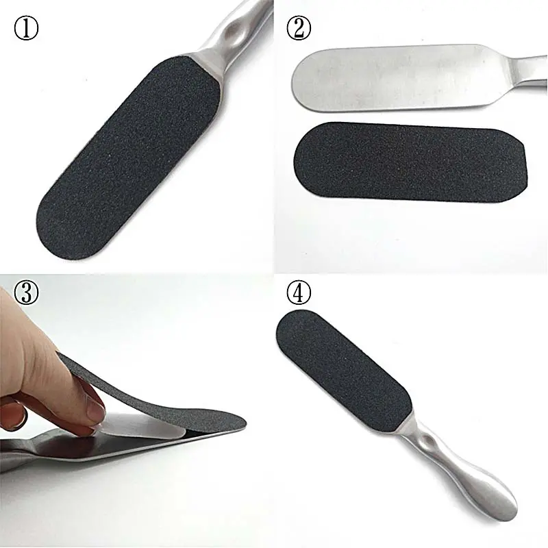 Pedicure Callus Remover Stainless Steel Foot Rasp File To The Dead Skin Old Fire Pedicure Care Tool Foot Brush