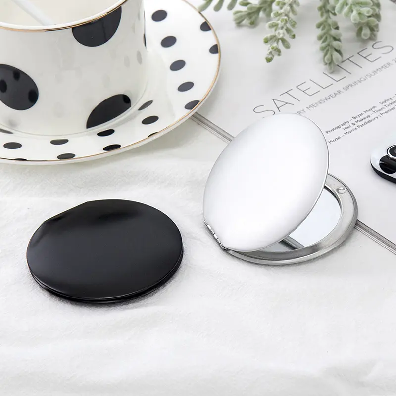 Small Makeup Mirror Cosmetic Magnifying Make Up Mirror for Purse Travel Bag Home Office Mirror