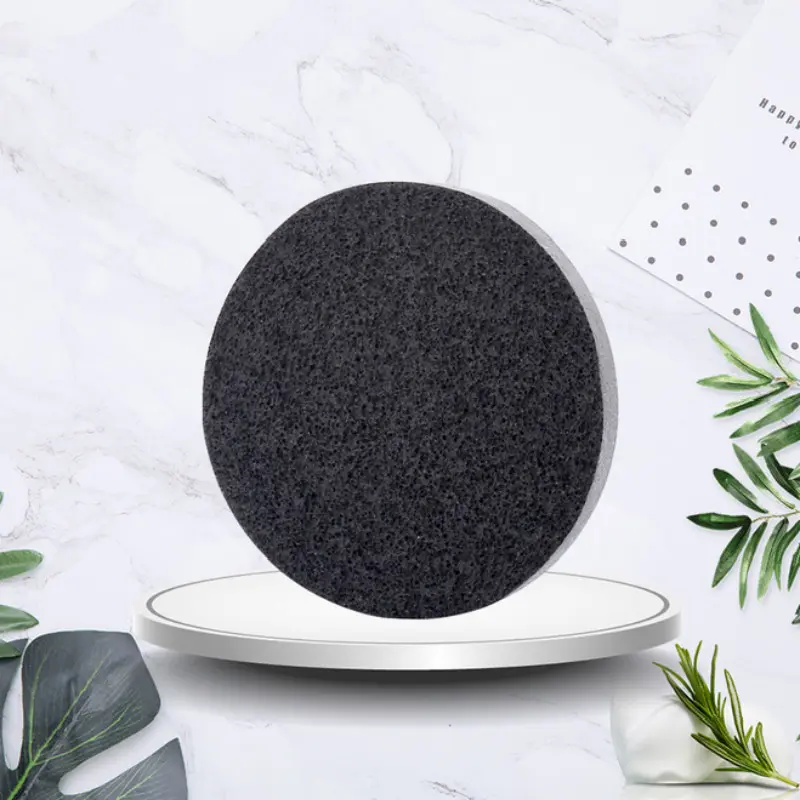 2/4pcs Natural Wood Fiber Facial Puff Face Cleanse Washing Sponge Exfoliator Cleansing Sponge Puff Facial Cleanser