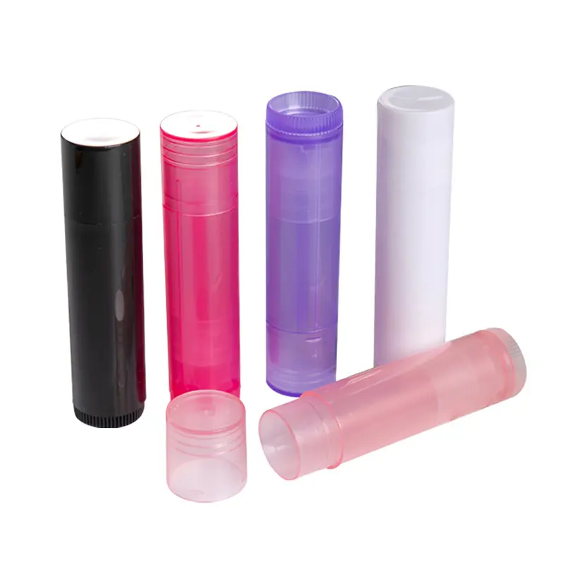 10 Pcs/lot 5ml Lipstick Tube Lip Balm Containers Empty Cosmetic Containers Lotion Container Glue Stick Clear Travel Bottle