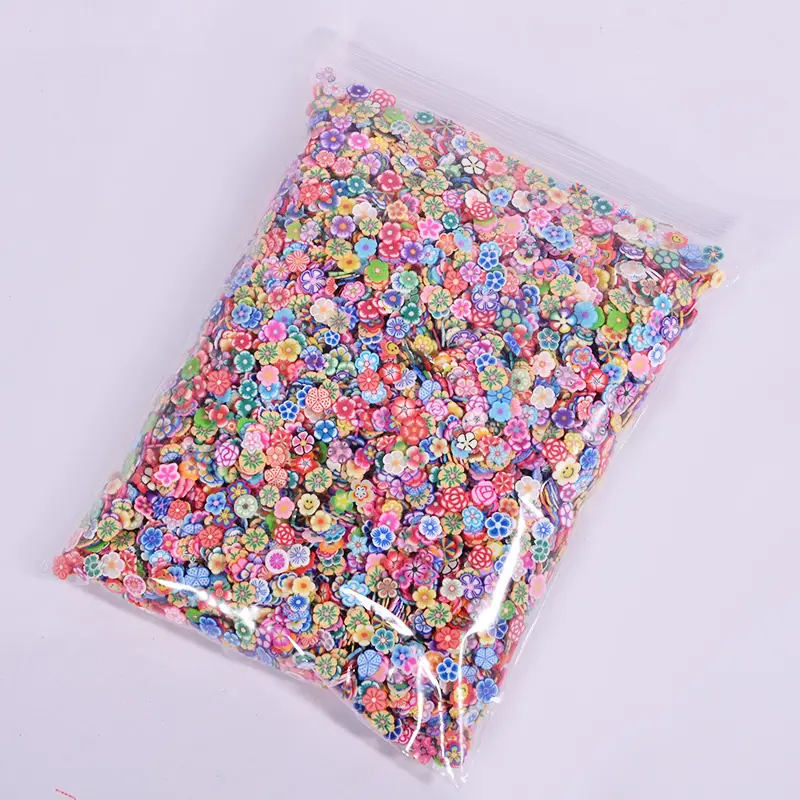 1000pcs/Bag 3D Tiny Cute Nails Decorations Art Accessories Star/Cartoon/Flower/Fruit/Feather Slices Slicing Nail