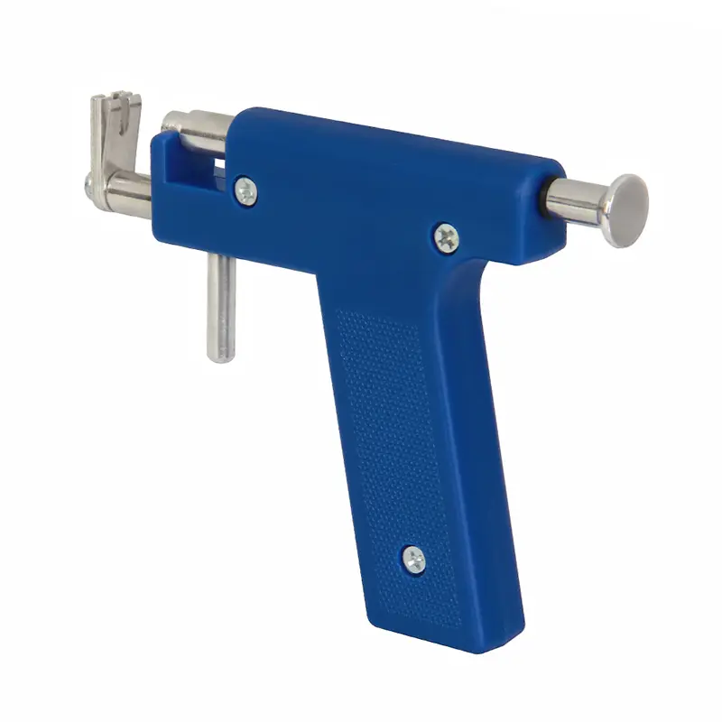 1 Set Professional Painless Body Piercing Tools Rust-proof Nose Umbilical Ear Hole Body Piercing Gun Tool Painless Safety